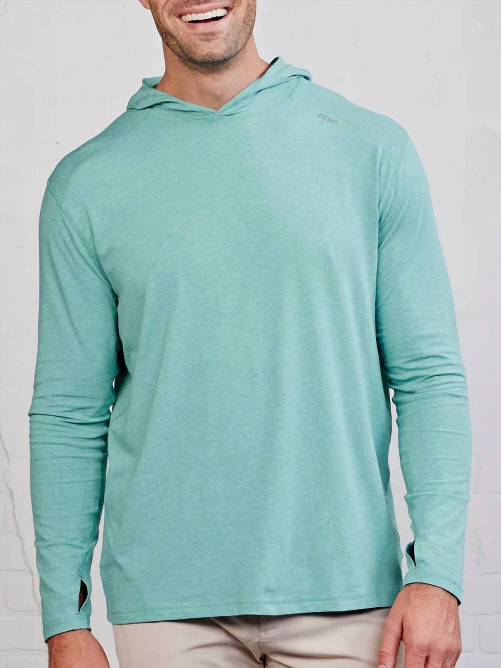 NEW TASC carrollton hoodie in meadowbrook heather